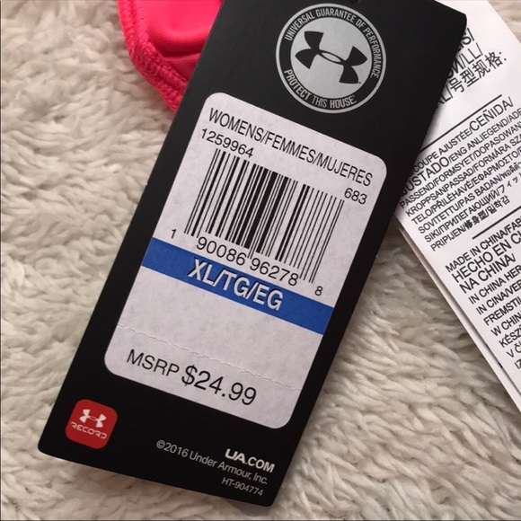 Hot Pink Under Armour Sports Bra - Picture 7 of 7